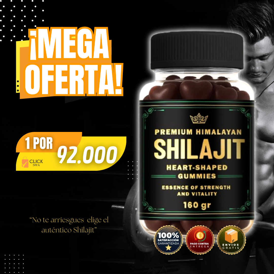 🍃 Shilajit Gummies 60 Unidades - Energía , Vitalidad 💪 y Bienestar 🌟