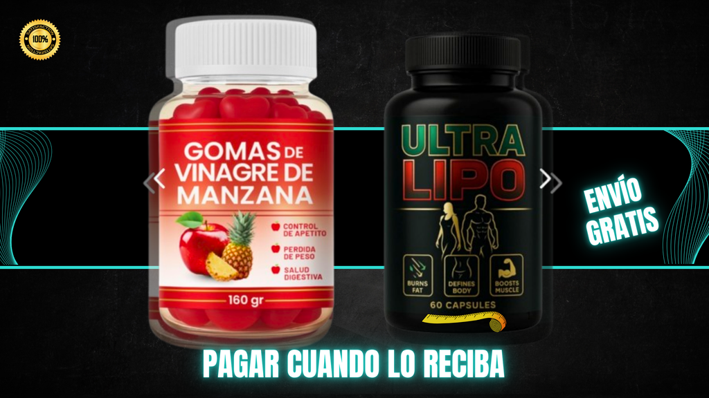 CAPS ULTRA LIPO+GOMITAS DE VINAGRE MANZA