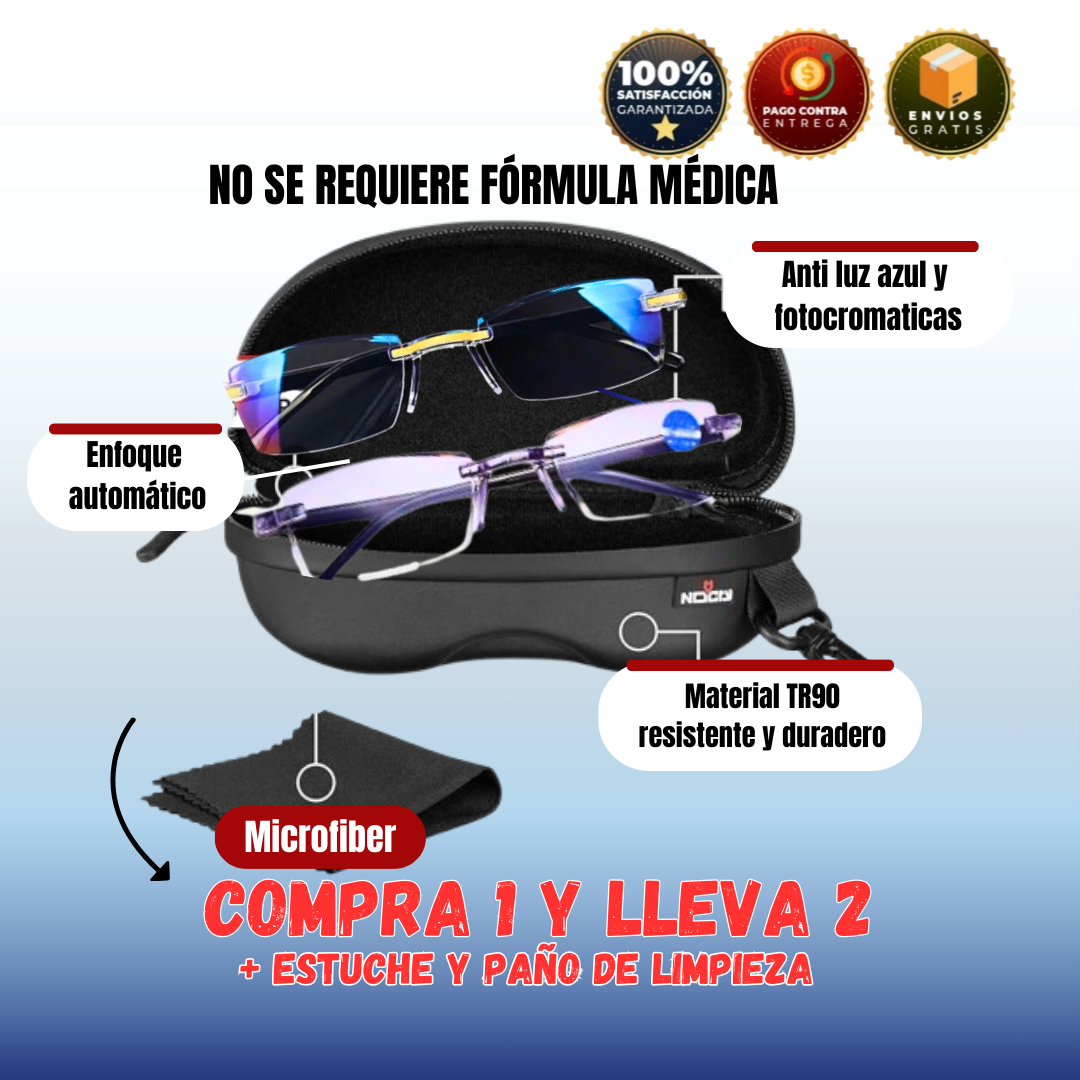 🕶️ Gafas De Aumento TR90 – Visión Clara y Protección Total
